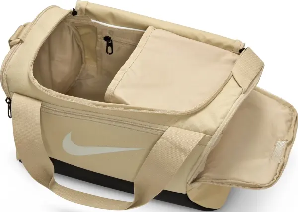 Сумка спортивна Nike BRASILIA 9.5 TRAINING DUFFEL BAG XS 25L бежева DM3977-253