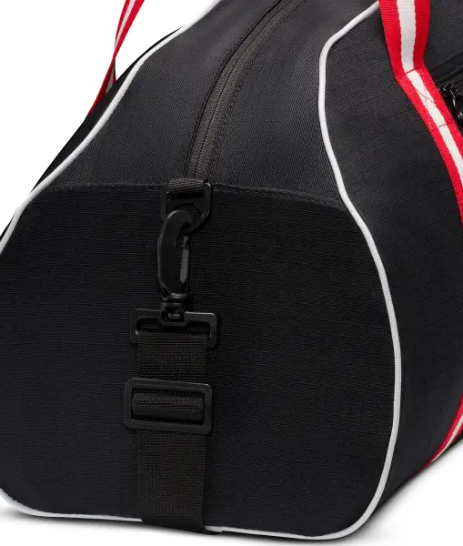 Сумка спортивна жіноча Nike GYM CLUB TRAINING RETRO 24L чорно-червоно-біла DH6863-015
