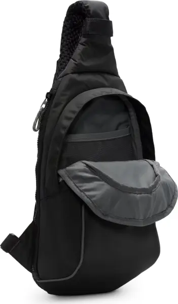 Сумка через плече Nike SPORTSWEAR ESSENTIALS SLING BAG чорно-салатова DJ9796-060