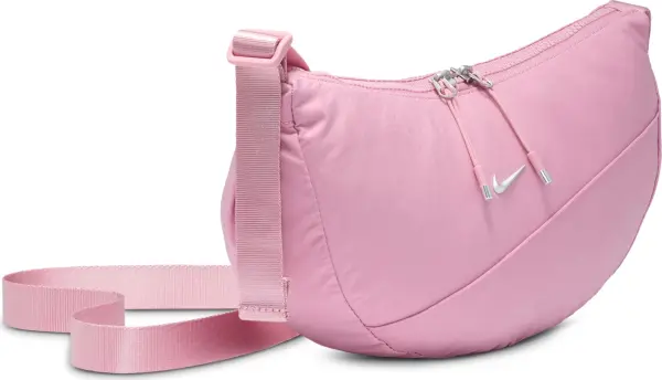 Сумка через плечо женская Nike AURA CRESCENT CROSSBODY 4L светло-розовая HQ4370-699