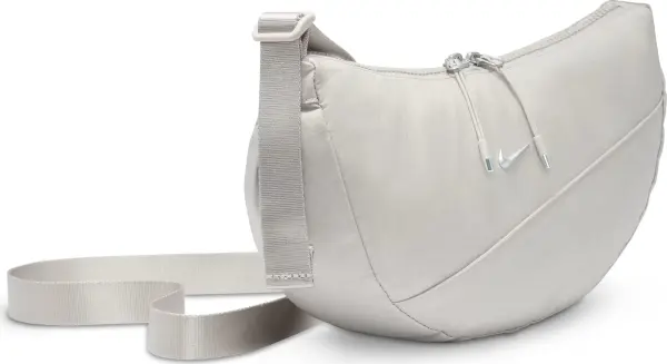 Сумка через плечо женская Nike AURA CRESCENT CROSSBODY 4L светло-серая HQ4370-009