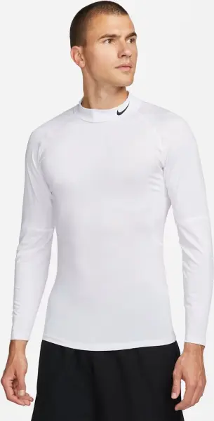 Термобілизна гольф Nike PRO DRI-FIT FITNESS MOCK-NECK LONG-SLEEVE білий FB7908-100
