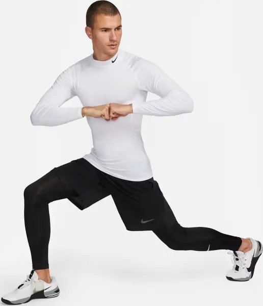 Термобілизна гольф Nike PRO DRI-FIT FITNESS MOCK-NECK LONG-SLEEVE білий FB7908-100