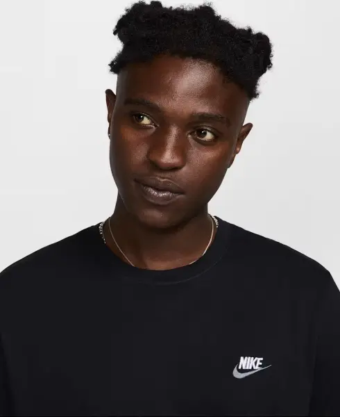 Футболка Nike SPORTSWEAR CLUB черная FD1184-013