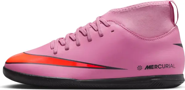Футзалки (бампи) дитячі Nike JR MERCURIAL SUPERFLY 10 CLUB IC рожево-червоні FQ8320-600
