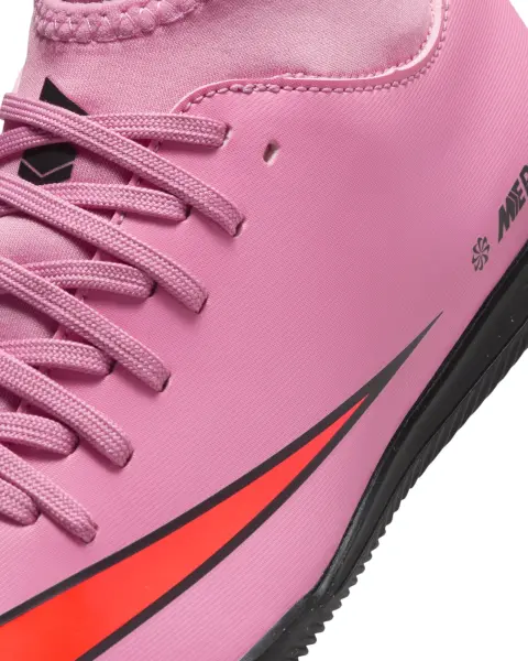 Футзалки (бампи) дитячі Nike JR MERCURIAL SUPERFLY 10 CLUB IC рожево-червоні FQ8320-600