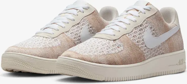 Кроссовки Nike AIR FORCE 1 FLYKNIT 2.0 бежевые IB7675-001