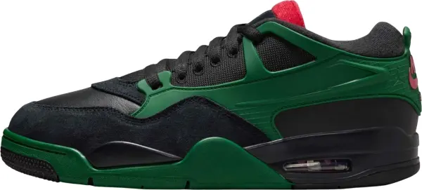 Кросівки Nike AIR JORDAN 4 RM чорно-зелено-червоні FQ7939-003