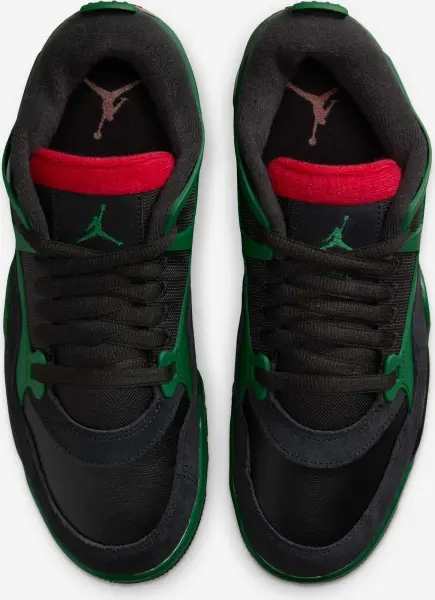 Кросівки Nike AIR JORDAN 4 RM чорно-зелено-червоні FQ7939-003