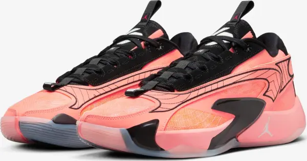 Кроссовки баскетбольные Nike JORDAN LUKA 2 кораллово-черные DX8733-800