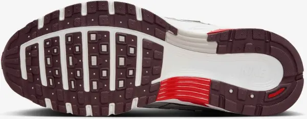Кроссовки женские Nike P-6000 светло-серо-красно-бордовые HJ9598-100
