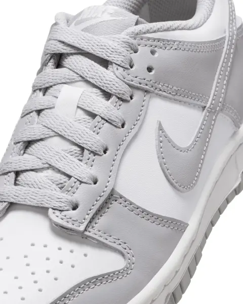Кросівки підліткові Nike DUNK LOW (GS) сіро-білі FB9109-123