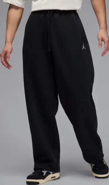 Спортивні штани Nike JORDAN BROOKLYN FLEECE OVERSIZED OPEN-HEM чорні IB7238-010
