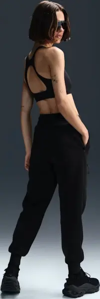 Спортивні штани жіночі Nike SPORTSWEAR TECH FLEECE MID-RISE чорні HV6779-010