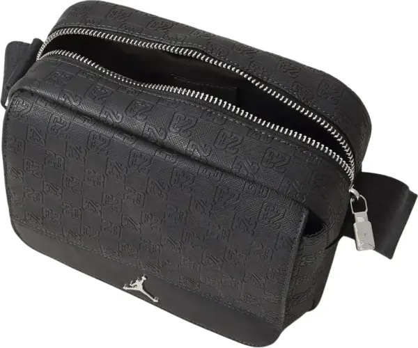 Сумка через плече Nike JORDAN MONOGRAM BAG чорна MA9085-G0T