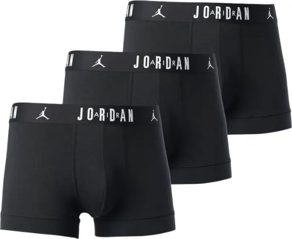 Труси (боксерки) Nike JORDAN FLIGHT COTTON BOXER BRIEFS чорні (3 штуки) JM0693-023