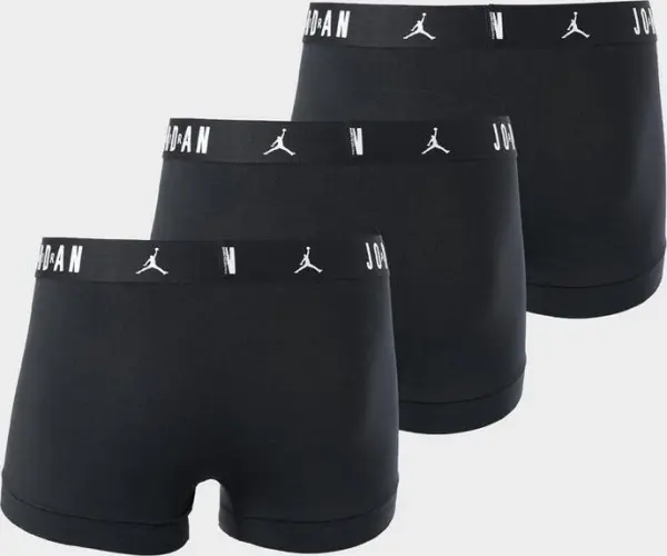 Труси (боксерки) Nike JORDAN FLIGHT COTTON BOXER BRIEFS чорні (3 штуки) JM0693-023