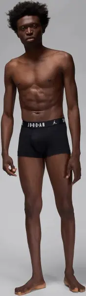 Труси (боксерки) Nike JORDAN FLIGHT COTTON BOXER BRIEFS чорні (3 штуки) JM0693-023