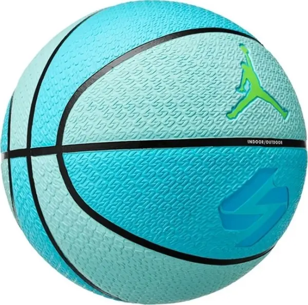 Баскетбольний м'яч Nike JORDAN PLAYGROUND 8P L DONCIC блакитно-салатовий Розмір 7 J.101.3252.461.07