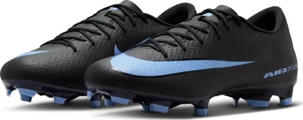 Бутсы Nike MERCURIAL ZOOM VAPOR 16 ACADEMY FG/MG черно-голубые FQ1458-001