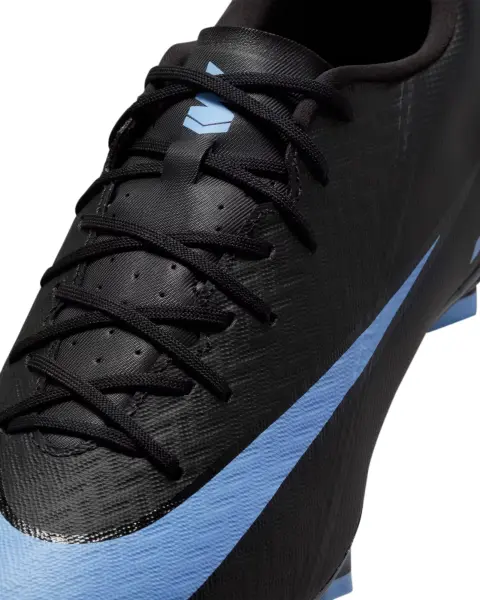 Бутсы Nike MERCURIAL ZOOM VAPOR 16 ACADEMY FG/MG черно-голубые FQ1458-001