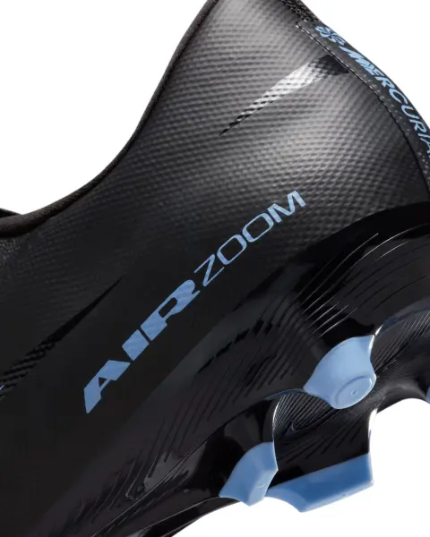 Бутсы Nike MERCURIAL ZOOM VAPOR 16 ACADEMY FG/MG черно-голубые FQ1458-001