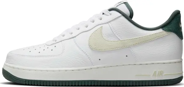 Кроссовки Nike AIR FORCE 1 '07 LV8 бело-молочно-темно-зеленые HF1939-100