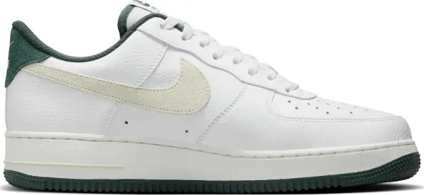 Кроссовки Nike AIR FORCE 1 '07 LV8 бело-молочно-темно-зеленые HF1939-100