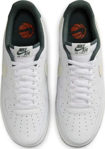 Кроссовки Nike AIR FORCE 1 '07 LV8 бело-молочно-темно-зеленые HF1939-100