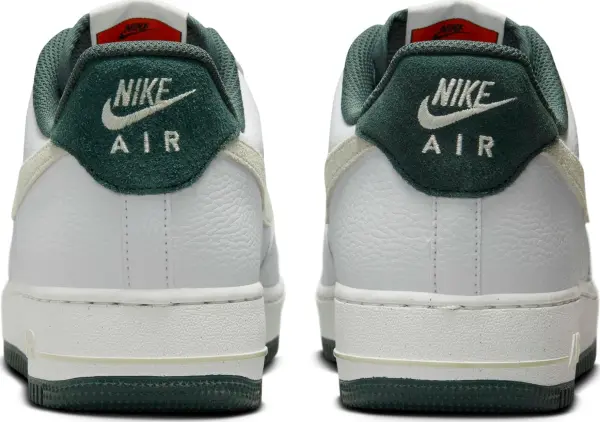 Кроссовки Nike AIR FORCE 1 '07 LV8 бело-молочно-темно-зеленые HF1939-100