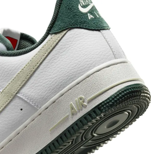 Кроссовки Nike AIR FORCE 1 '07 LV8 бело-молочно-темно-зеленые HF1939-100