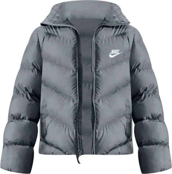 Куртка підліткова Nike SPORTSWEAR ALL DAY PLAY THERMA-FIT LOOSE-FIT сіра HQ4976-084