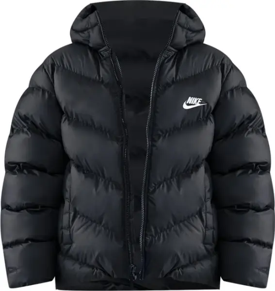 Куртка підліткова Nike SPORTSWEAR ALL DAY PLAY THERMA-FIT LOOSE-FIT чорна HQ4976-010