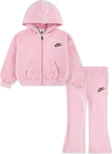 Спортивний костюм дитячий Nike VELOUR FLARE рожевий 36N417-A0W