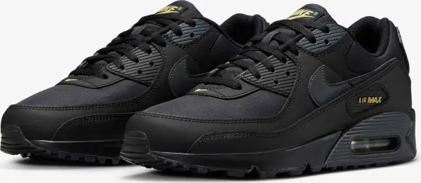 Кроссовки Nike AIR MAX 90 черно-желтые IB7680-001