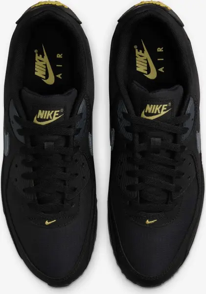 Кроссовки Nike AIR MAX 90 черно-желтые IB7680-001