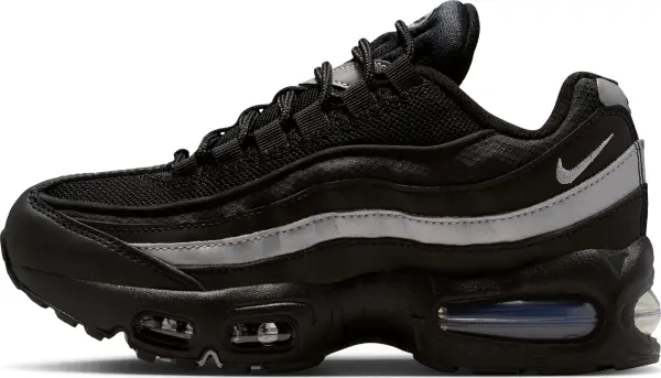 Кроссовки подростковые Nike AIR MAX 95 (GS) черно-серебряные II4130-013