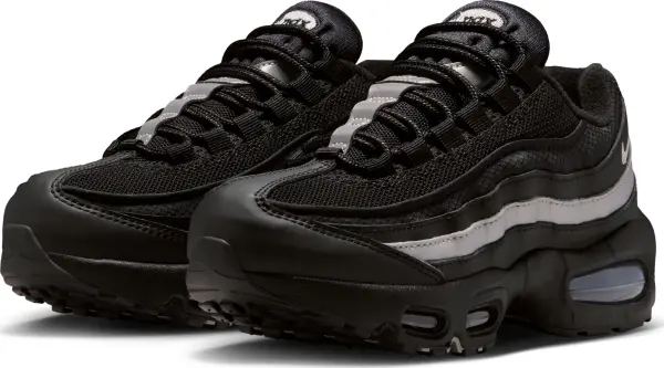 Кроссовки подростковые Nike AIR MAX 95 (GS) черно-серебряные II4130-013