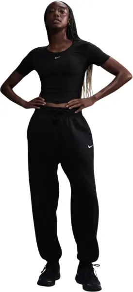 Спортивні штани жіночі Nike SPORTSWEAR PHOENIX FLEECE HIGH-WAISTED OVERSIZED SWEATPANTS чорні FZ5996-010