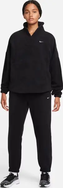 Спортивные штаны женские Nike THERMA-FIT ONE LOOSE FLEECE черные FB5578-010