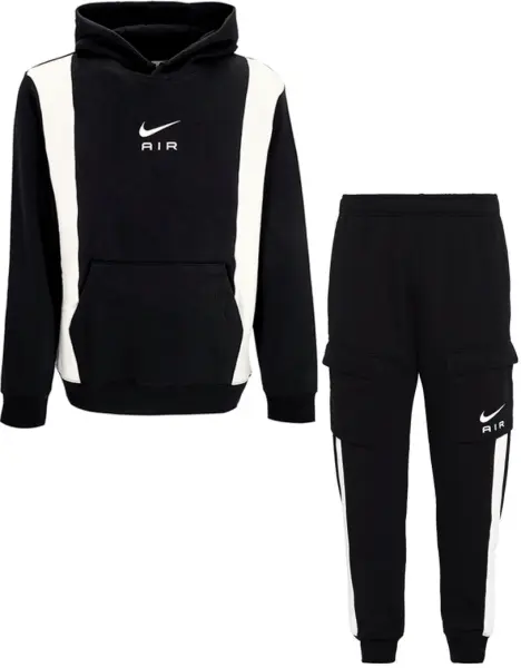 Спортивный костюм Nike AIR черно-белый FN7691-010__FN7693-010
