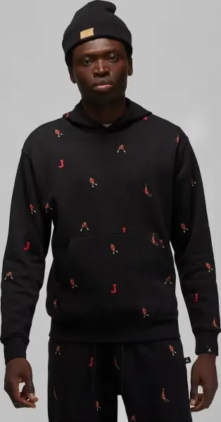 Спортивний костюм Nike ESSENTIALS HOLIDAY JUMPMAN FLEECE чорний DV9392-010__DV9390-010