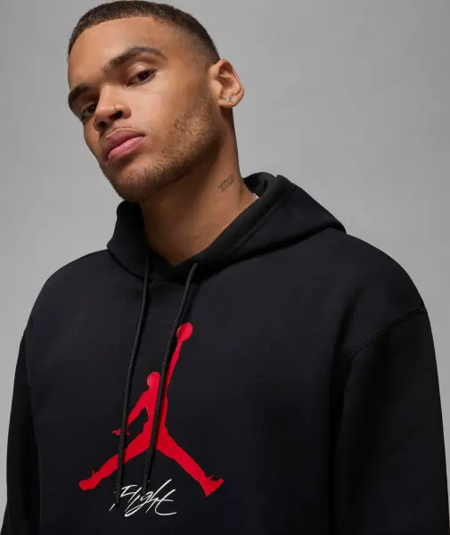 Спортивный костюм Nike JORDAN ESSENTIALS FLEECE черно-красный FD7545-013__FD7345-013