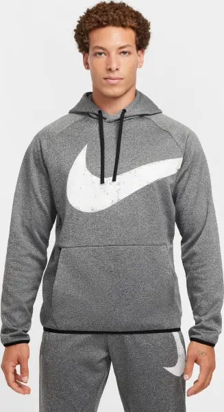 Спортивный костюм Nike THERMA-FIT SWOOSH FITNESS серый FZ1072-010__FZ1074-010