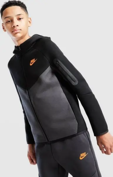 Спортивний костюм підлітковий Nike SPORTSWEAR TECH FLEECE чорно-темно-сірий HV5867-013__HV5869-070