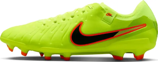 Бутси Nike TIEMPO LEGEND 10 PRO FG лаймово-оранжево-чорні DV4333-701