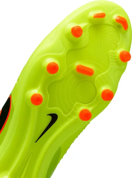 Бутси Nike TIEMPO LEGEND 10 PRO FG лаймово-оранжево-чорні DV4333-701