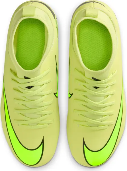 Бутсы детские Nike JR MERCURIAL SUPERFLY 10 CLUB FG/MG лаймовые FQ8318-300