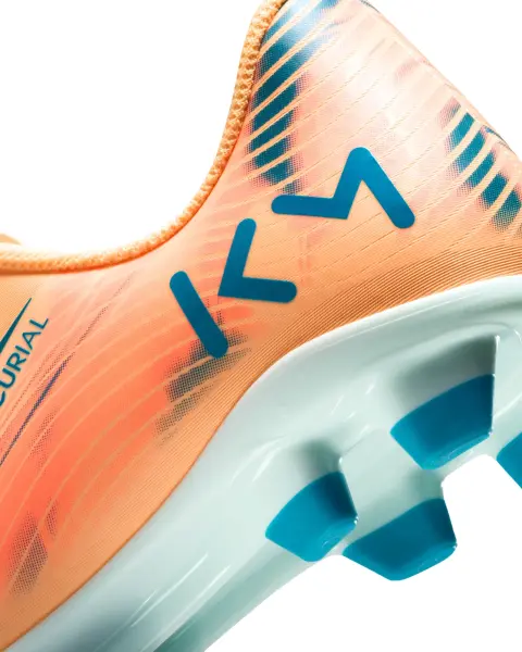 Бутси дитячі Nike JR MERCURIAL VAPOR 16 CLUB KYLIAN MBAPPÉ FG/MG оранжево-темно-бірюзові FQ8288-801