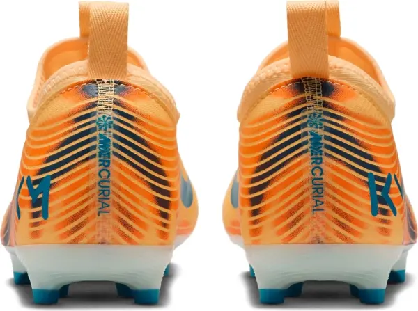 Бутсы детские Nike JR MERCURIAL ZOOM VAPOR 16 ACADEMY "KYLIAN MBAPPE" FG/MG оранжево-темно-бирюзовые FQ8394-801